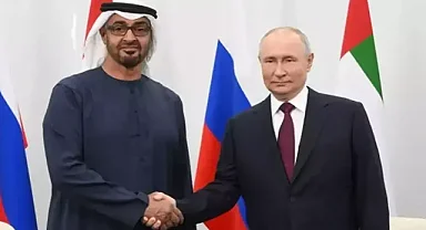 Rusya Devlet Başkanı Putin ve BAE Devlet Başkanı Bin Zayid ikili ilişkileri görüştü