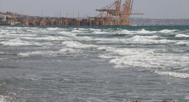 Tekirdağ'da poyraz 3 gündür deniz ulaşımını olumsuz etkiliyor