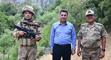 Tunceli Valisi Aygöl, Ali Boğazı bölgesinde incelemelerde bulundu