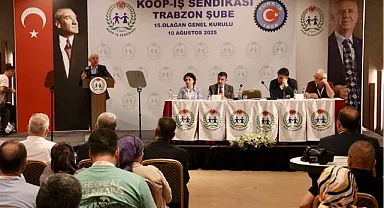 TÜRK-İŞ Genel Başkan Yardımcısı Eyüp Alemdar, Trabzon'da genel kurula katıldı