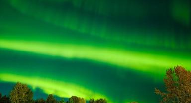 Alaska Anchorage’da Kp5 şiddetinde kuzey ışıkları gözlemlendi