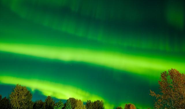 Alaska Anchorage’da Kp5 şiddetinde kuzey ışıkları gözlemlendi