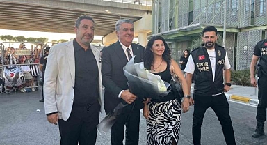 Beşiktaş kafilesi, İzmir'e geldi