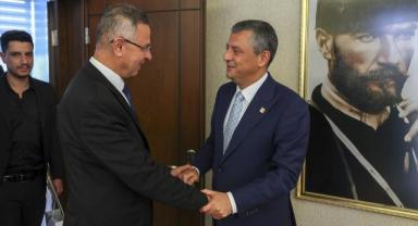 CHP Genel Başkanı Özel, Filistin'in Ankara Büyükelçisi Mustafa'yı kabul etti