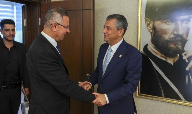CHP Genel Başkanı Özel, Filistin'in Ankara Büyükelçisi Mustafa'yı kabul etti