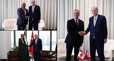 Cumhurbaşkanı Erdoğan, AB Konseyi Başkanı Costa ile görüştü