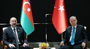 Cumhurbaşkanı Erdoğan, Azerbaycan Cumhurbaşkanı Aliyev ile görüştü