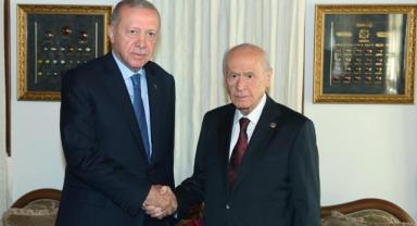 Cumhurbaşkanı Erdoğan MHP Genel Başkanı Bahçeli ile görüştü