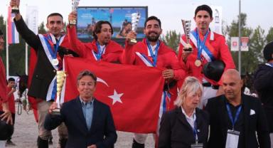 Engel Atlama Balkan Şampiyonası'na Türk biniciler damga vurdu