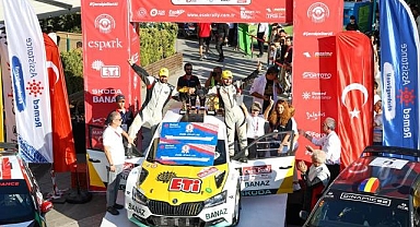 FIA Avrupa Ralli Kupası'nın Eskişehir'deki 9. ayağı tamamlandı