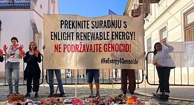 Hırvatistan'da, İsrailli enerji şirketiyle iş anlaşması yapan hükümet protesto edildi