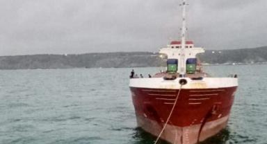 İstanbul Boğazı'nda arızalanan kargo gemisi Büyükdere'ye demirletildi