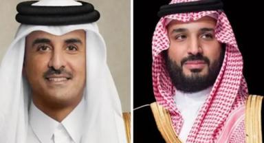Suudi Arabistan Veliaht Prensi, Katar Emiri ile İsrail saldırısını görüştü