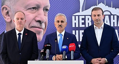 Ulaştırma ve Altyapı Bakanı Uraloğlu, AK Parti Adalar İlçe Başkanlığı'nda konuştu: