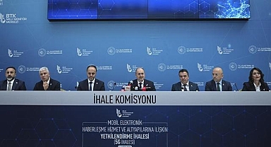 5G ihalesinde B1, B2 ve B3 paketleri için teklifler alındı