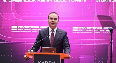 Bakan Kacır, İnovasyonda Kadın Programı 9. Girişimcilik Kampı Ödül Töreni'nde konuştu: