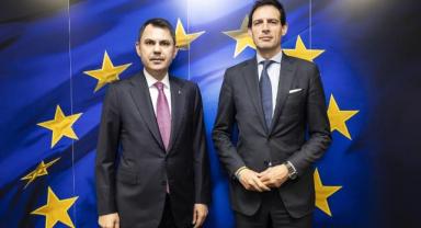 Bakan Kurum'dan Brüksel'de 