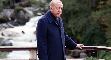 Cumhurbaşkanı Erdoğan, Ayder Yaylası'nda incelemede bulundu