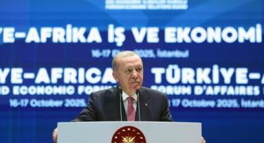 Cumhurbaşkanı Erdoğan, Türkiye-Afrika 5. İş ve Ekonomi Forumu'nda konuştu: (1)