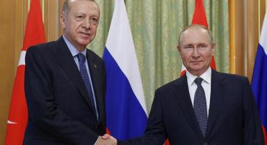 Cumhurbaşkanı Recep Tayyip Erdoğan, Rusya Devlet Başkanı Vladimir Putin ile görüştü