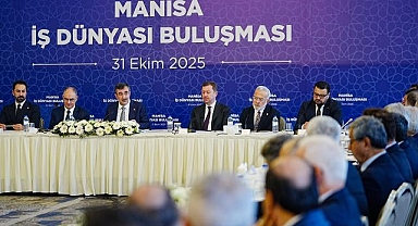 Cumhurbaşkanı Yardımcısı Yılmaz, Manisa'da iş dünyası temsilcileriyle buluştu: