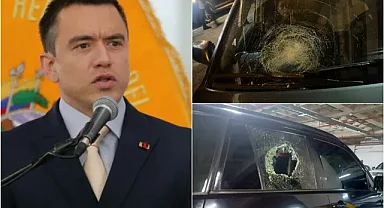 Ekvador Devlet Başkanı Noboa'nın konvoyuna taşlı saldırı düzenlendi