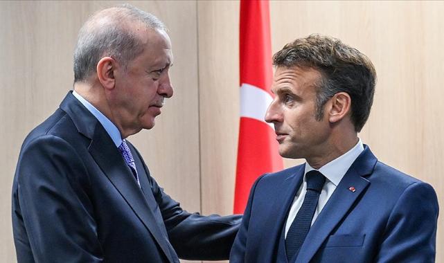 İletişim Başkanlığından Cumhurbaşkanı Erdoğan'ın Fransa Cumhurbaşkanı Macron ile görüşmesine ilişkin açıklama
