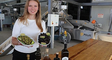 Kadın çiftçi yetiştirdiği zeytine devlet desteğiyle kurduğu tesisle katma değer kazandırıyor