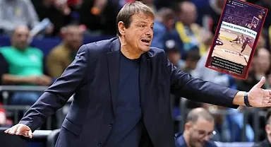 Panathinaikos Başantrenörü Ergin Ataman, Olympiakos maçının hakemlerine tepki gösterdi