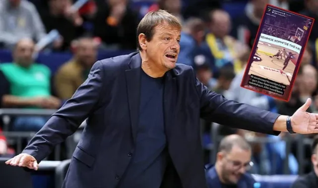 Panathinaikos Başantrenörü Ergin Ataman, Olympiakos maçının hakemlerine tepki gösterdi
