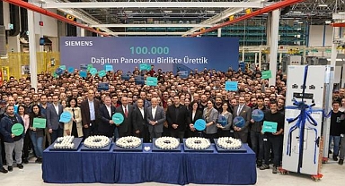 Siemens Türkiye, Gebze fabrikasında 100 bininci orta gerilim panosunu üretti