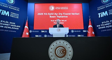 Ticaret Bakanı Ömer Bolat, eylül ayı dış ticaret verilerini açıkladı: (1)