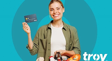 TROY kartlılara market alışverişlerinde yüzde 10 avantaj kampanyası başladı