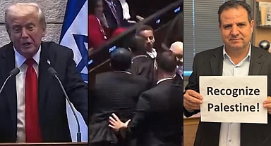 Trump'ın İsrail parlamentosundaki hitabında 