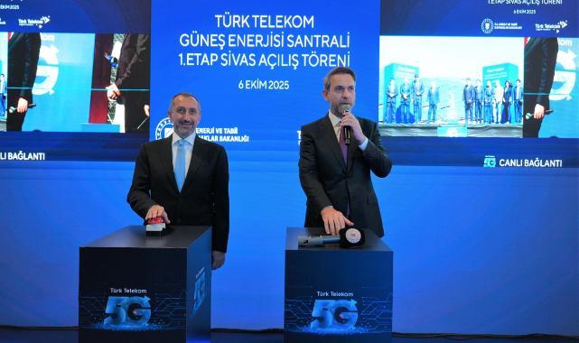Türk Telekom Sivas'taki GES yatırımını 5G ile İstanbul'dan açtı