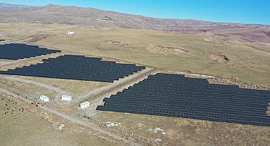 Ağrı'nın güneşi devlet desteğiyle elektrik enerjisine dönüşüyor