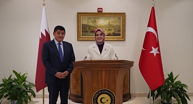 Aile ve Sosyal Hizmetler Bakanı Göktaş, Türkiye'nin Doha Büyükelçiliğini ziyaret etti