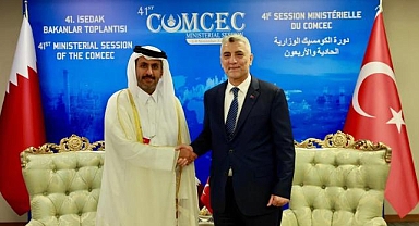 Bakan Bolat, İSEDAK'ın 41. toplantısı kapsamında ikili görüşmeler yaptı