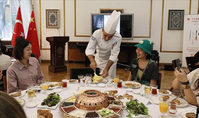 Çin'de Pekin Üniversitesinde Türk Mutfağı Haftası'nın açılışı yapıldı