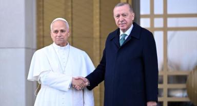Cumhurbaşkanı Erdoğan, Vatikan Devlet Başkanı Papa 14. Leo'yu resmi törenle karşıladı