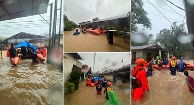 Endonezya'da şiddetli yağışların yol açtığı afetlerde en az 10 kişi hayatını kaybetti