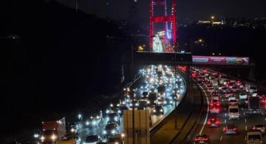 İstanbul'da akşam saatlerinde trafik yoğunluğu yüzde 85'e çıktı