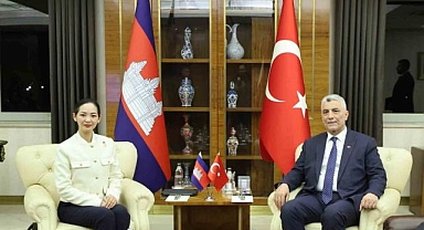 Kamboçya Ticaret Bakanı Nimul, ATO'yu ziyaret etti