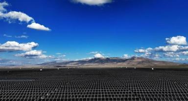 Karapınar'da 500 megavatlık yeni GES'te çalışmalar başladı