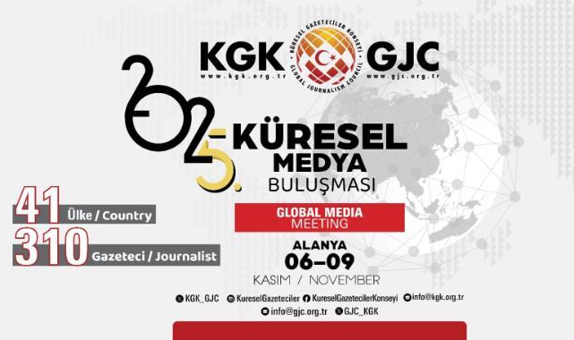 KGK’nın “5. Küresel Medya Buluşması” Alanya’da Başlıyor