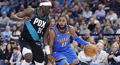 NBA'de Thunder, Blazers'ı yenerek serisini 9 maça çıkardı