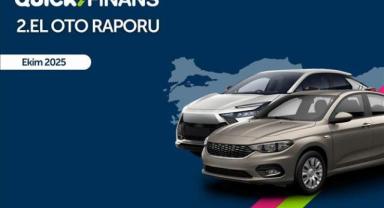 Quick Finans ekim ayı 2. El Oto Raporu'nu paylaştı
