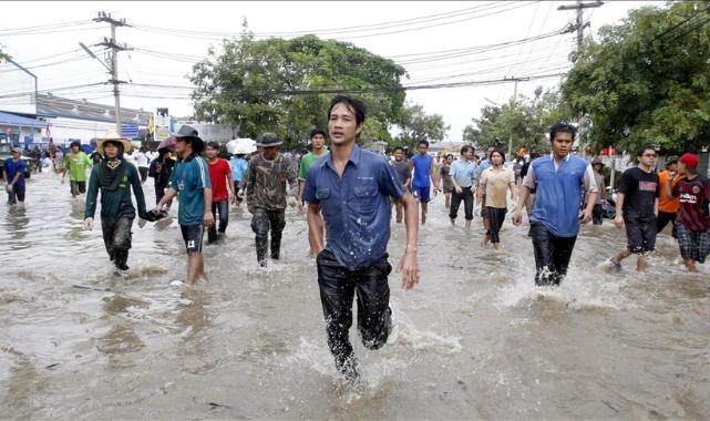 Tayland'da şiddetli yağışların yol açtığı sellerde 2,1 milyon kişi etkilendi, 13 kişi öldü