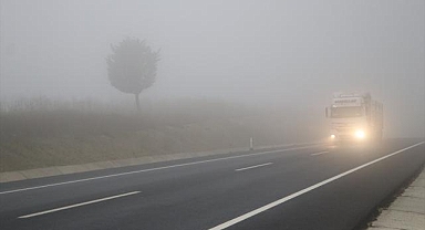 Tekirdağ'da sis etkili oldu