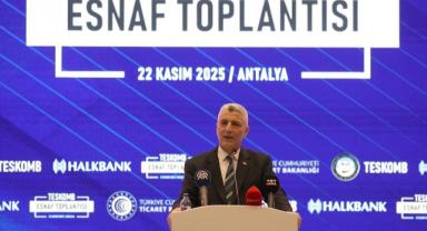 Ticaret Bakanı Bolat, Antalya'daki TESKOMB Başkanlar Buluşması'nda konuştu: